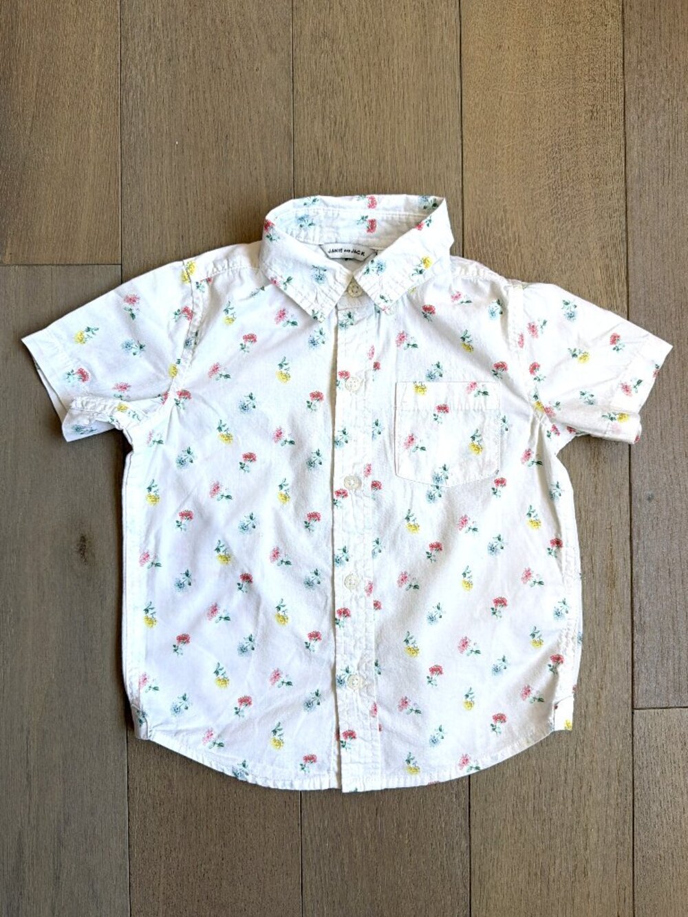 Janie & Jack Boys Collared Button Up Shirt 2T